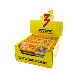 3Action Nougat Energy Bar - 40 gram - 19 + 1 gratis