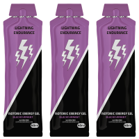 Lightning Endurance Isotonic Energy Gel - Blackcurrant - 24 x 60 ml (THT 30-4-2025)