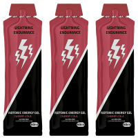 Lightning Endurance Isotonic Energy Gel - Cherry Cola - 24 x 60 ml (THT 28-2-2025)