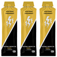 Lightning Endurance Isotonic Energy Gel - Mango - 24 x 60 ml (THT 28-2-2025)